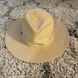 Khaki Fedora Hat